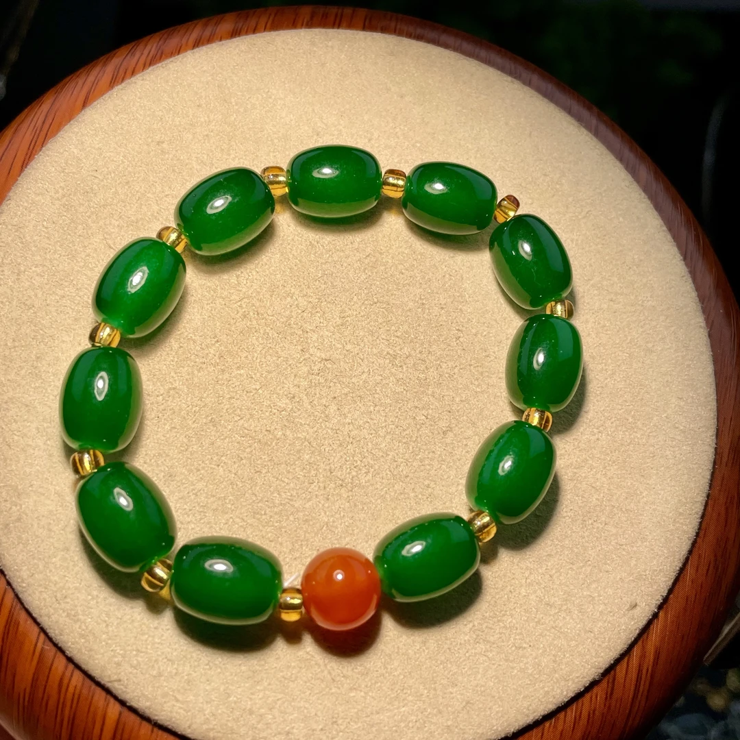 精品福利单珠玛瑙手串无礼盒-L019