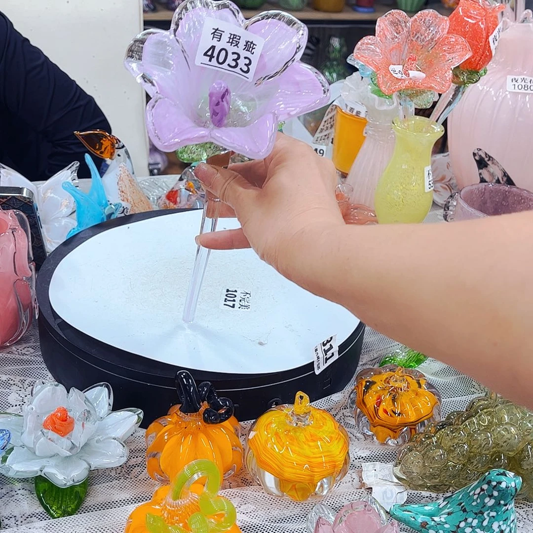 4033瑕大大 短杆家悦琉璃工艺品