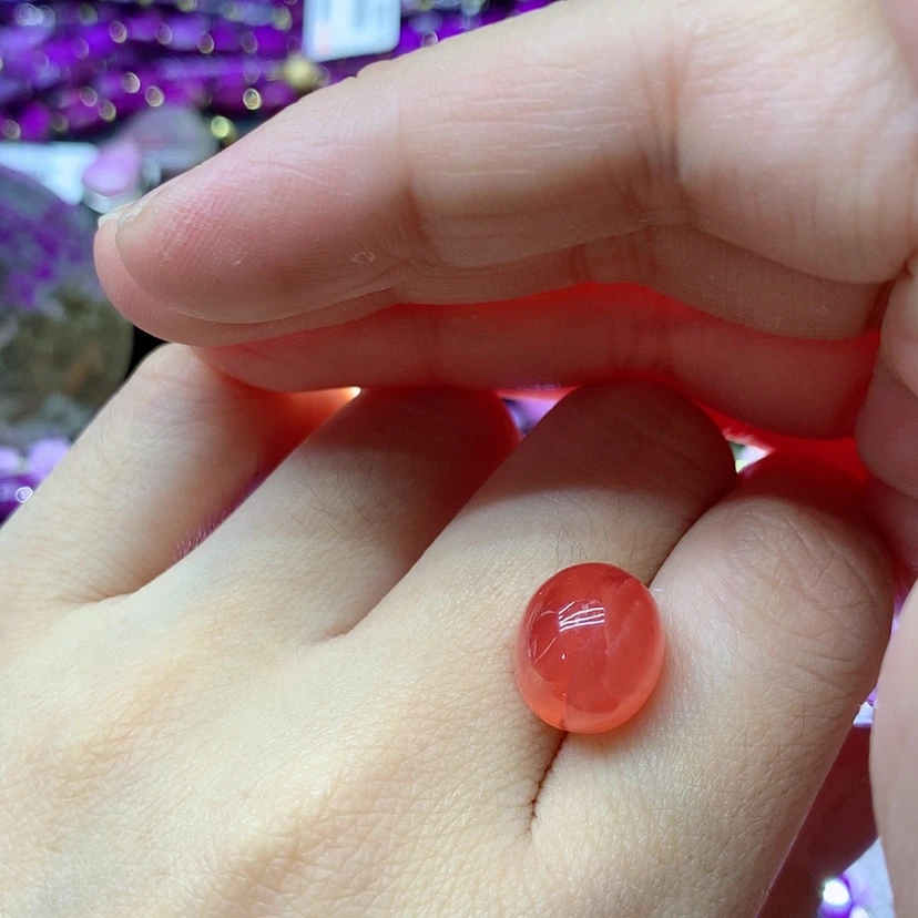【闪购商品】未镶嵌菱锰矿（红纹石）吊坠尚***在
