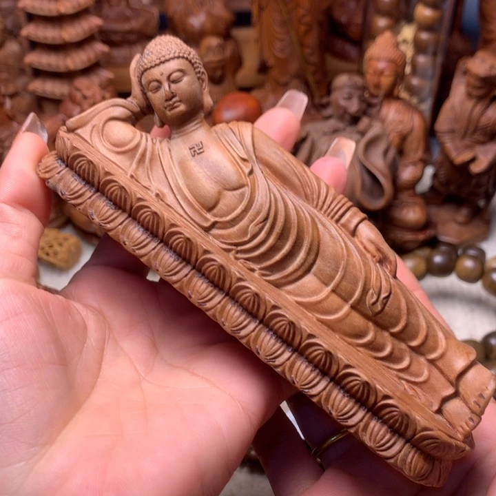 檀香木其他老山檀香手把件 瑕疵