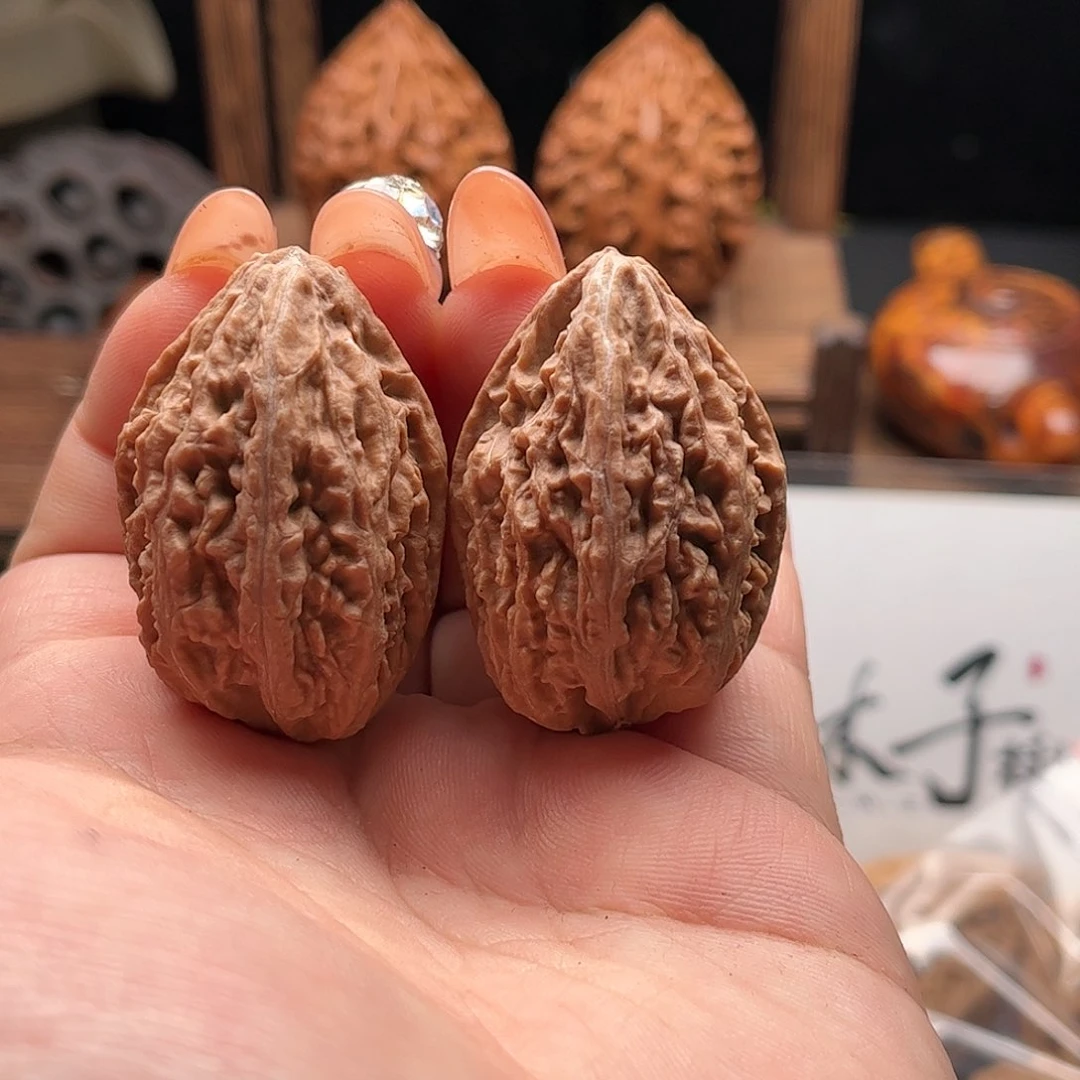 文玩核桃把件关东木子家楸大胖43