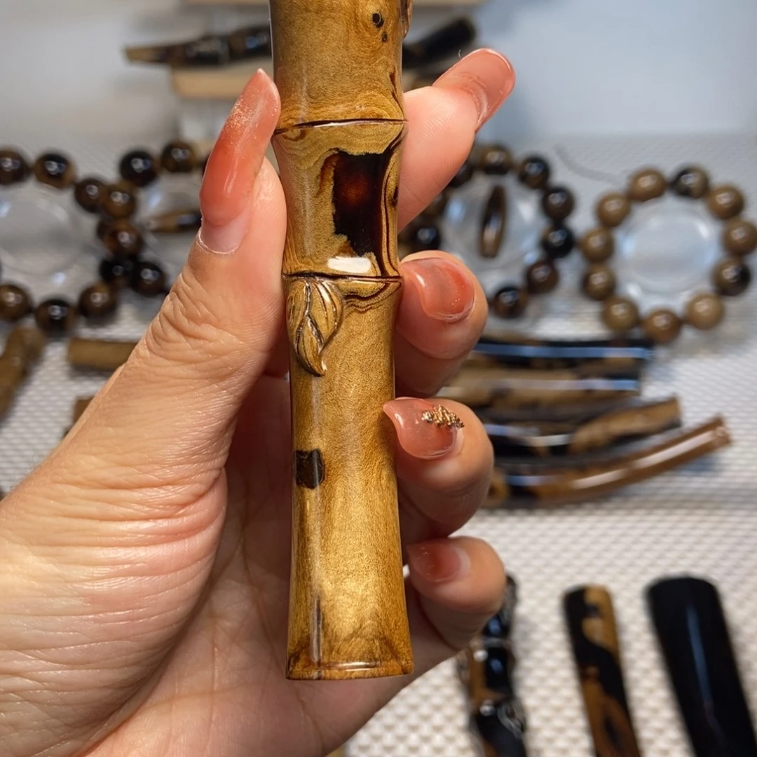 木不****静竹节烟嘴33克黄多