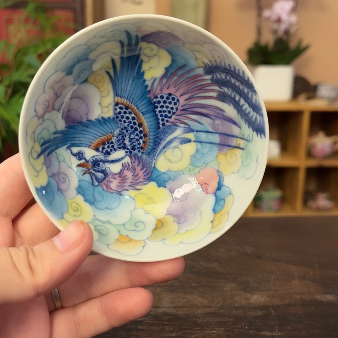柴烧手工手绘陶瓷