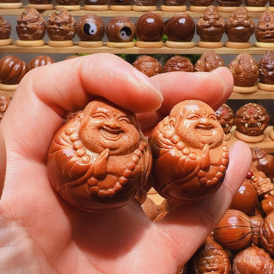 峯***.橄榄核手串/手链弥勒一对
