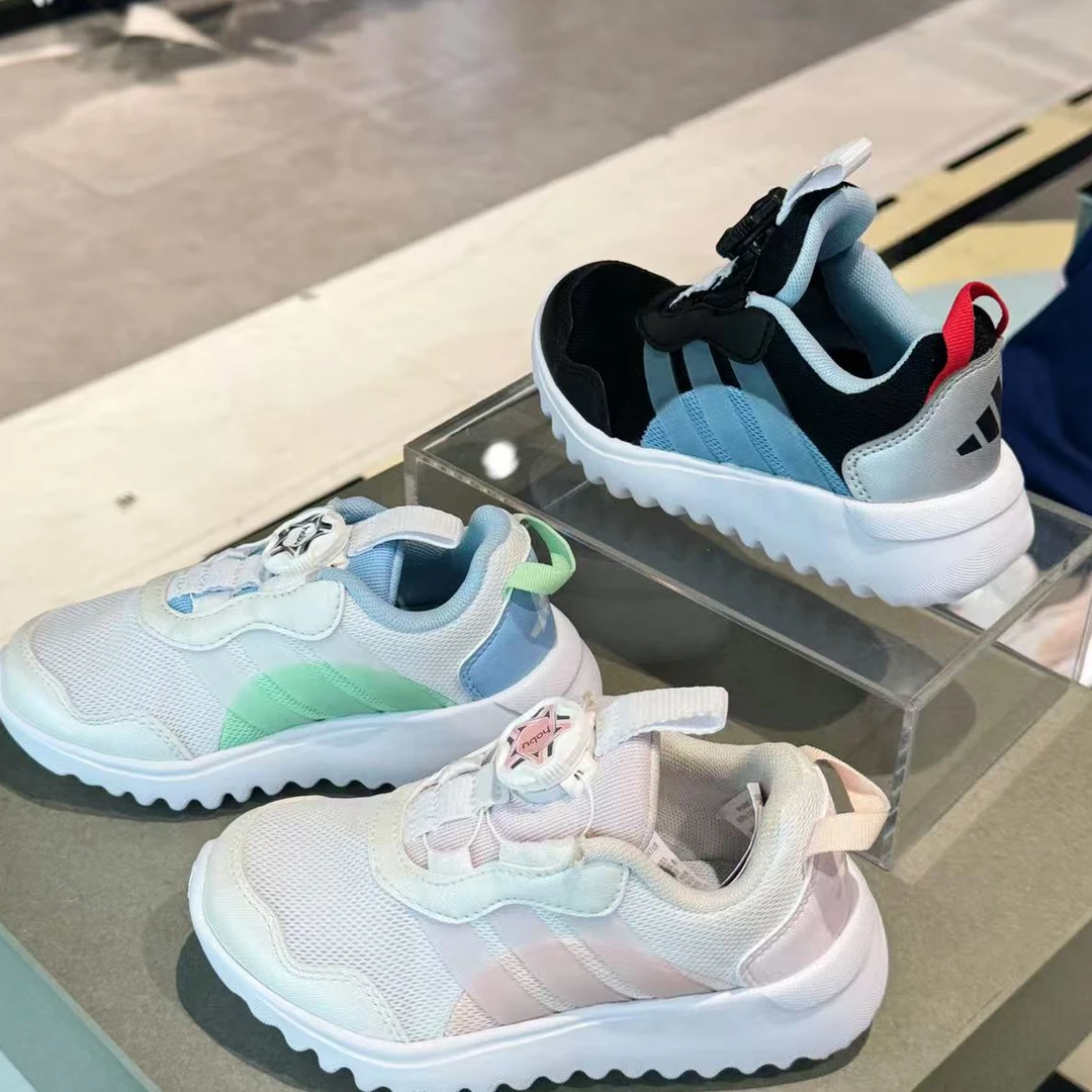 阿迪达斯儿童鞋2025新款小波浪旋钮休闲运动鞋HP3600儿童运动鞋