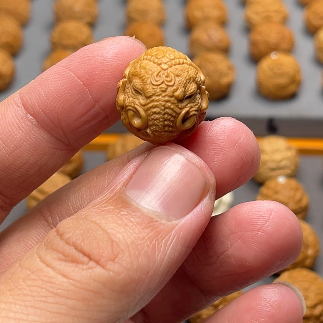 猴头核桃吊坠无*丶象神