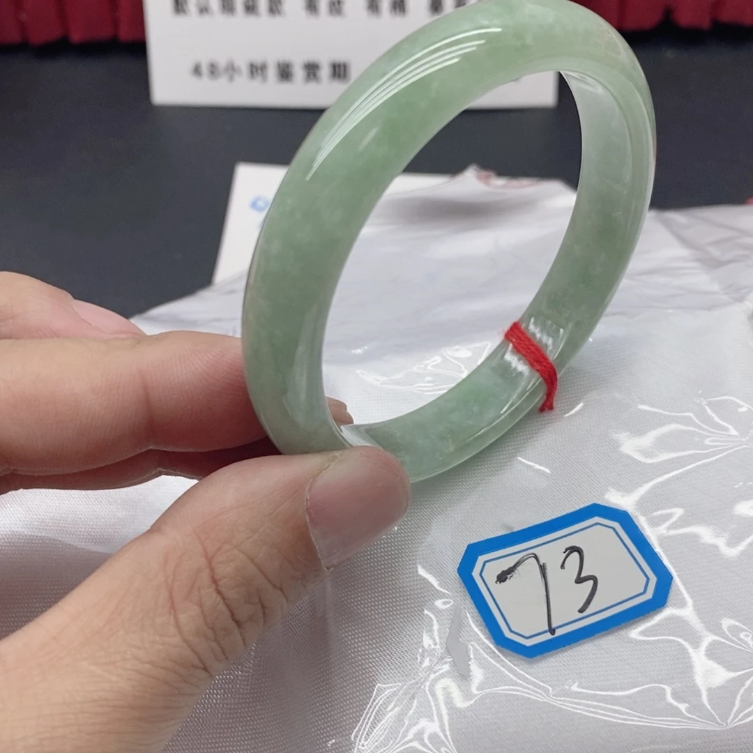 硅化玉未镶嵌手饰翡手镯73333