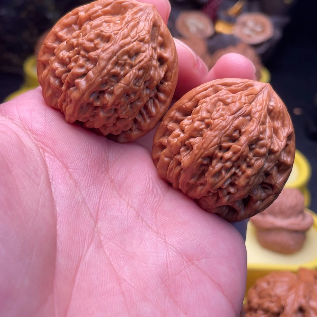 吊坠文玩核桃虎头王41