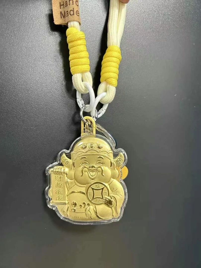 手机饰品 纳福 财爷爷