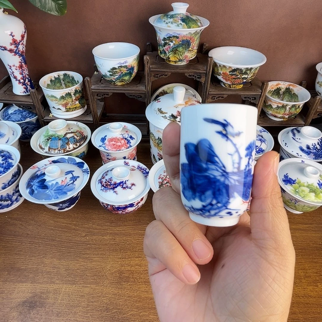 忠意堂釉下彩和谐微瑕不退