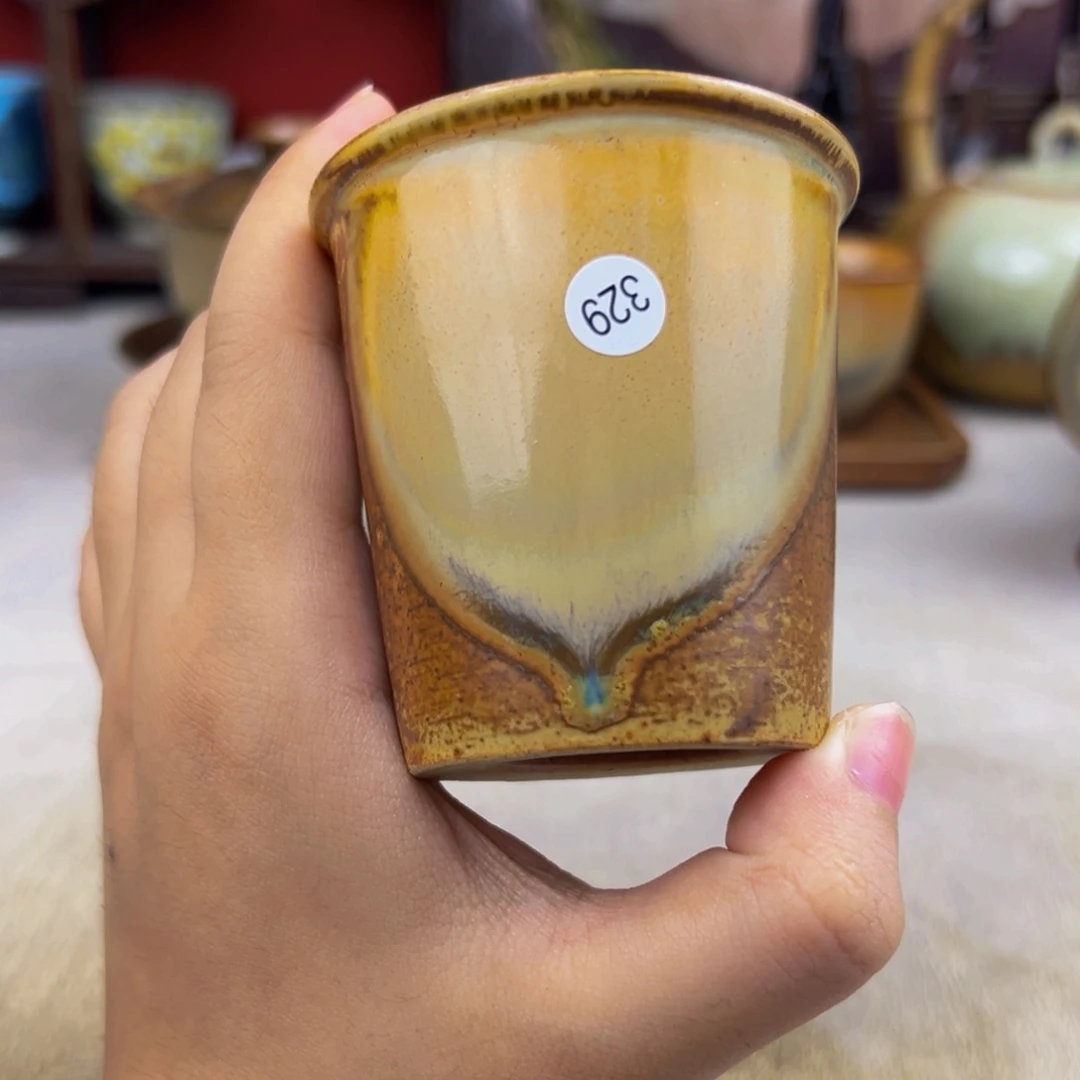 杯纯手工柴烧主人杯