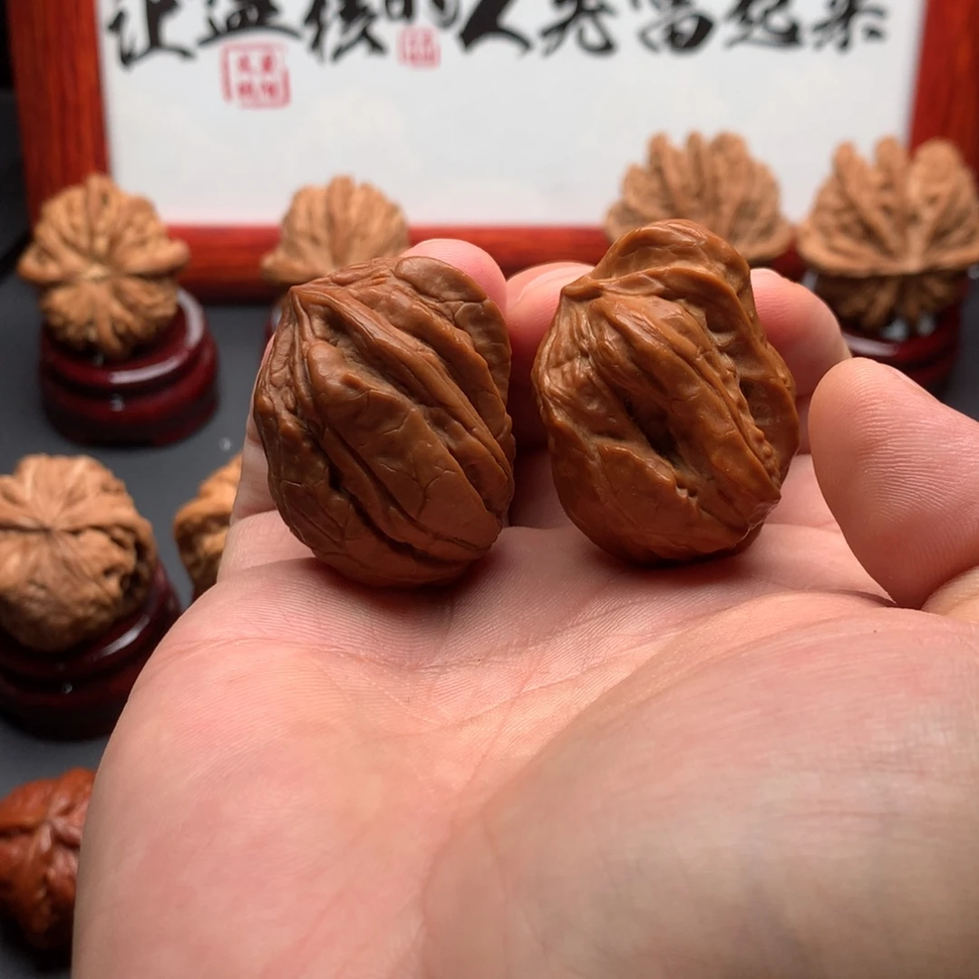 把件文玩核桃小鸟