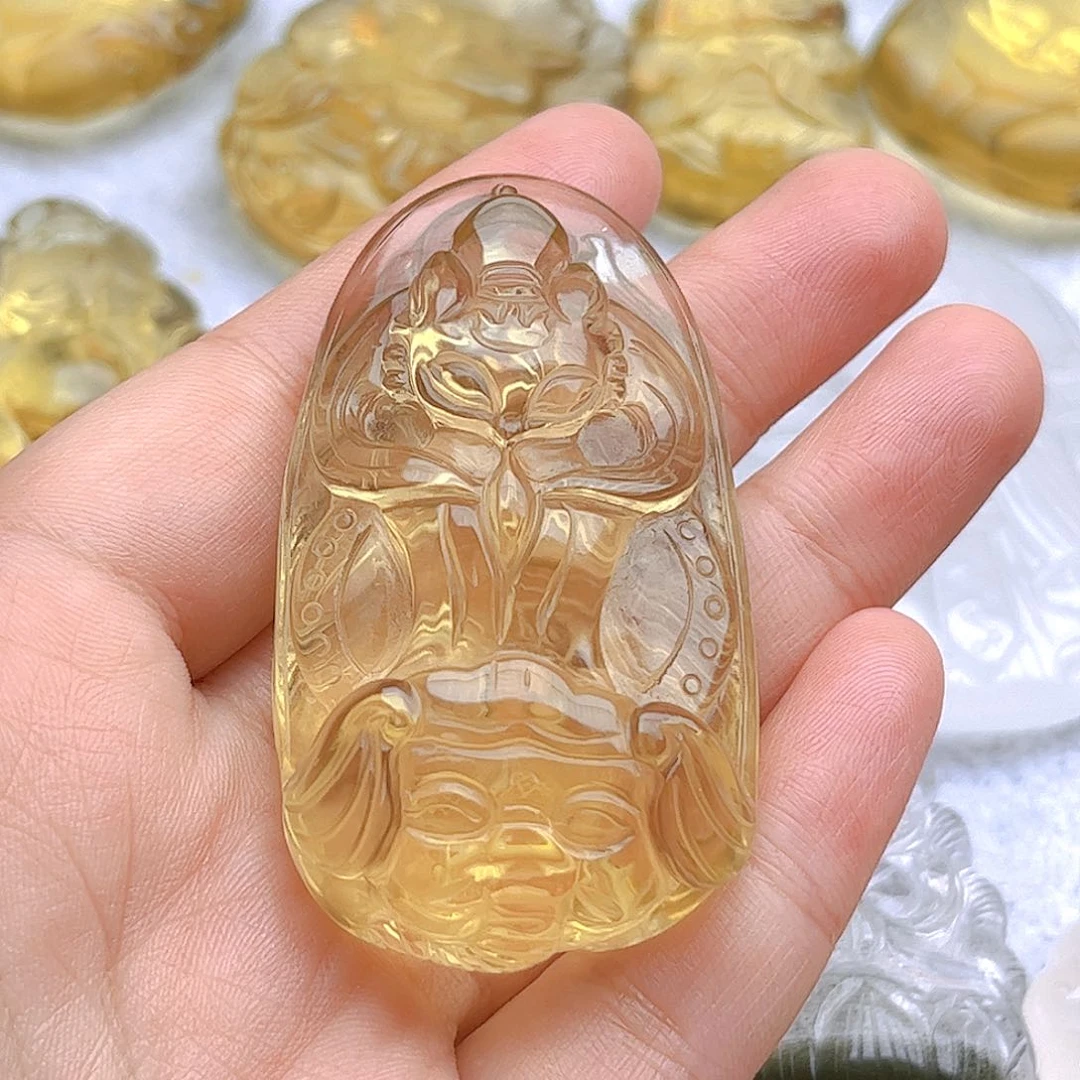 水晶颈饰未镶嵌白***黄水象狐