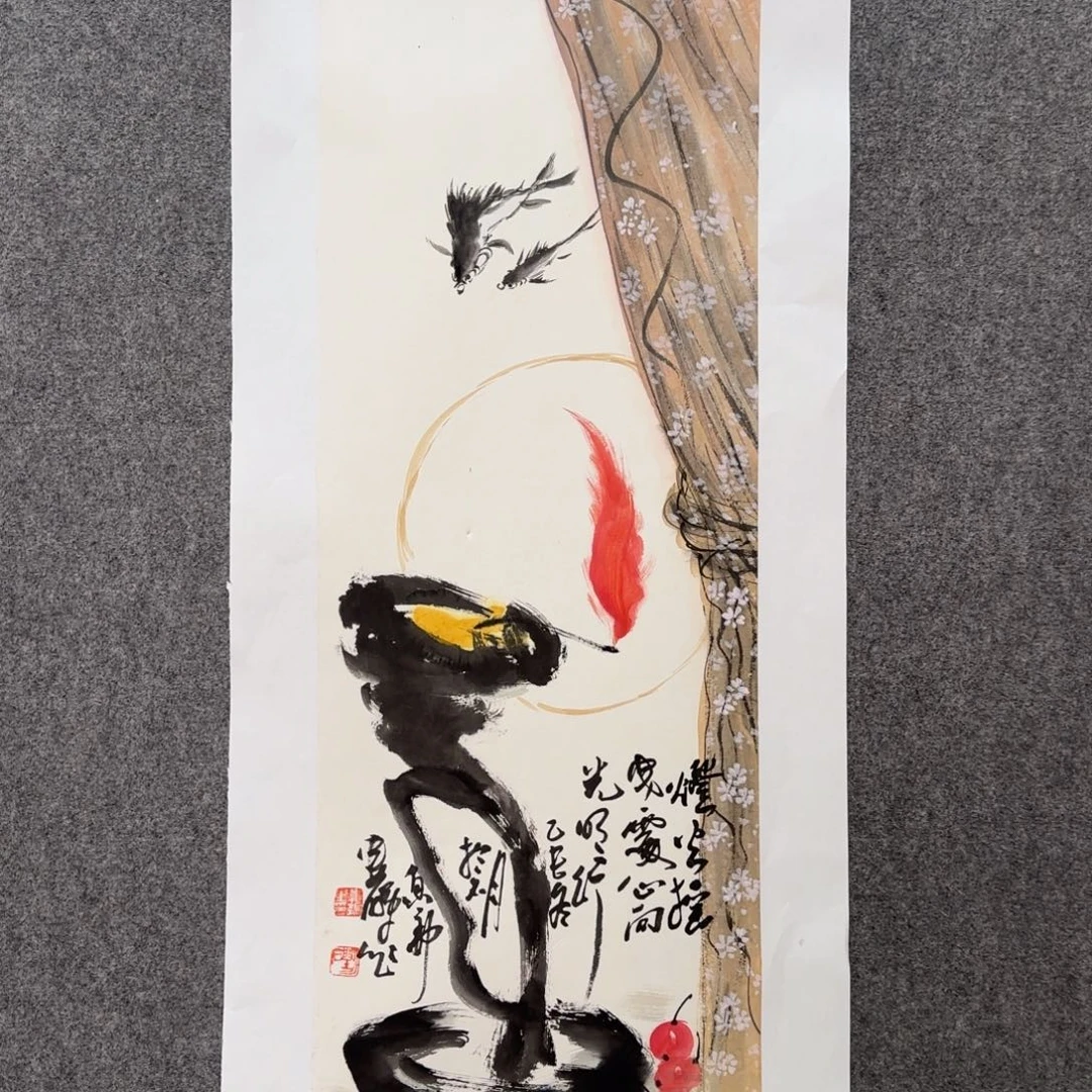 国画zz娄鹏老师手绘作品