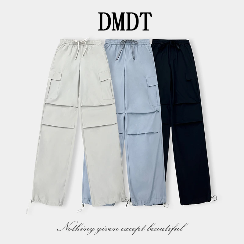 【DMDT潮牌】2025夏季新品 “潮汐漫步”松紧腰显瘦女束脚休闲裤A1900