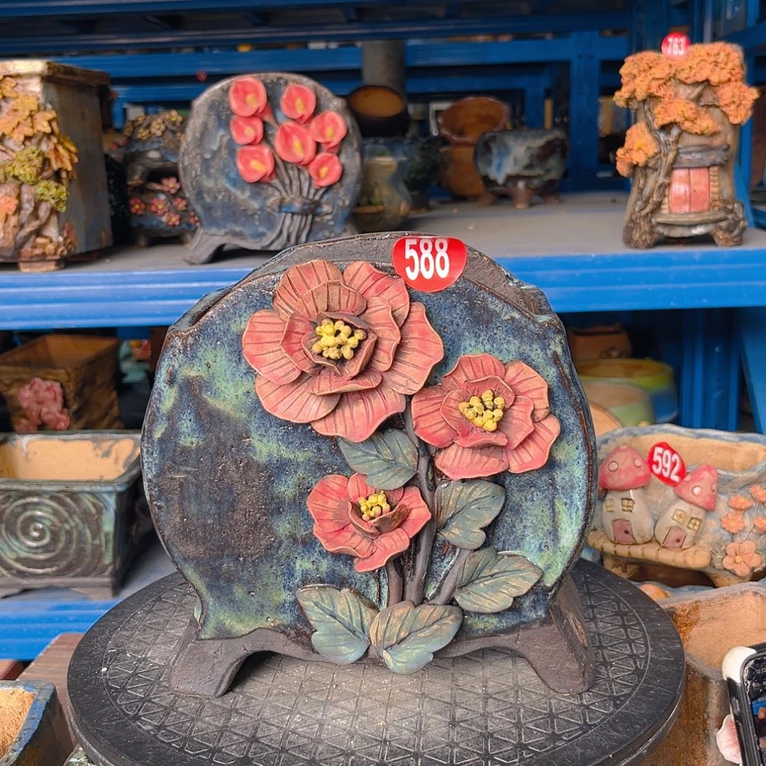 588 号陶然花器手工花盆