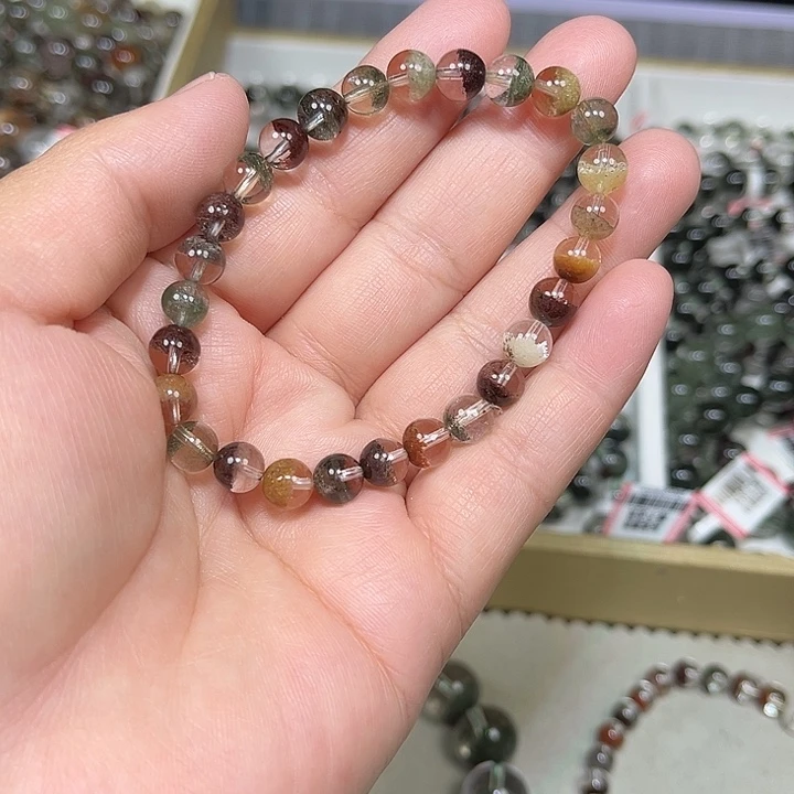 小***猫未镶嵌手串水晶四季幽灵手串