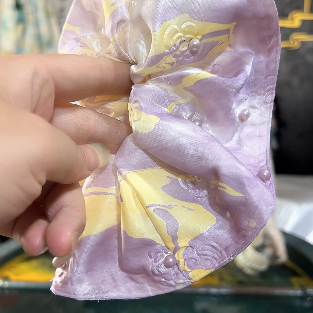 544精品圆饼发圈手作