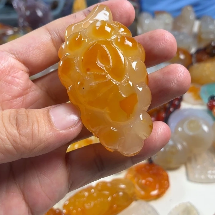玛瑙/玉髓未镶嵌吊坠(不含链)