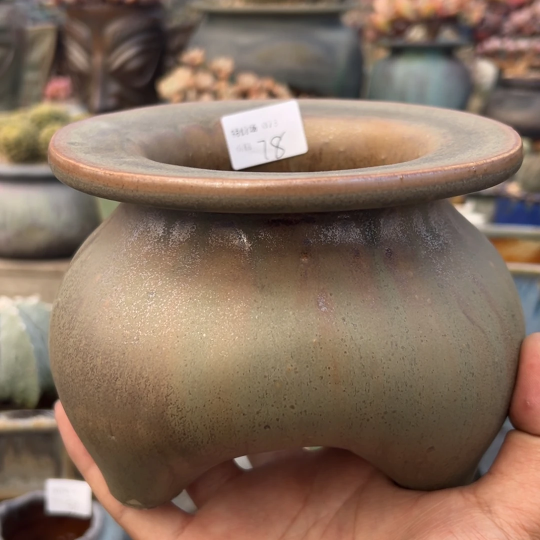 吧***饼1987新中式多肉花盆073