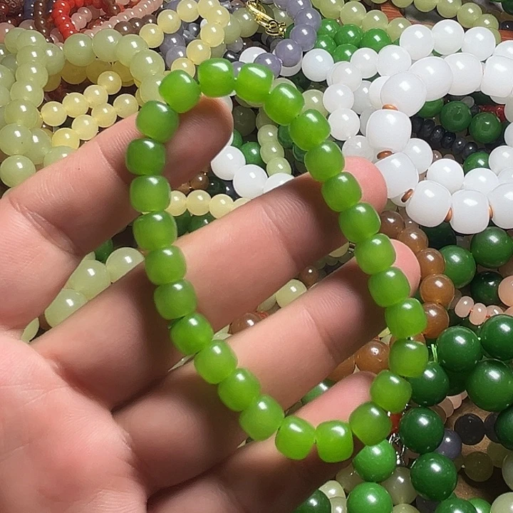 苹果绿老型8mmmmm手链