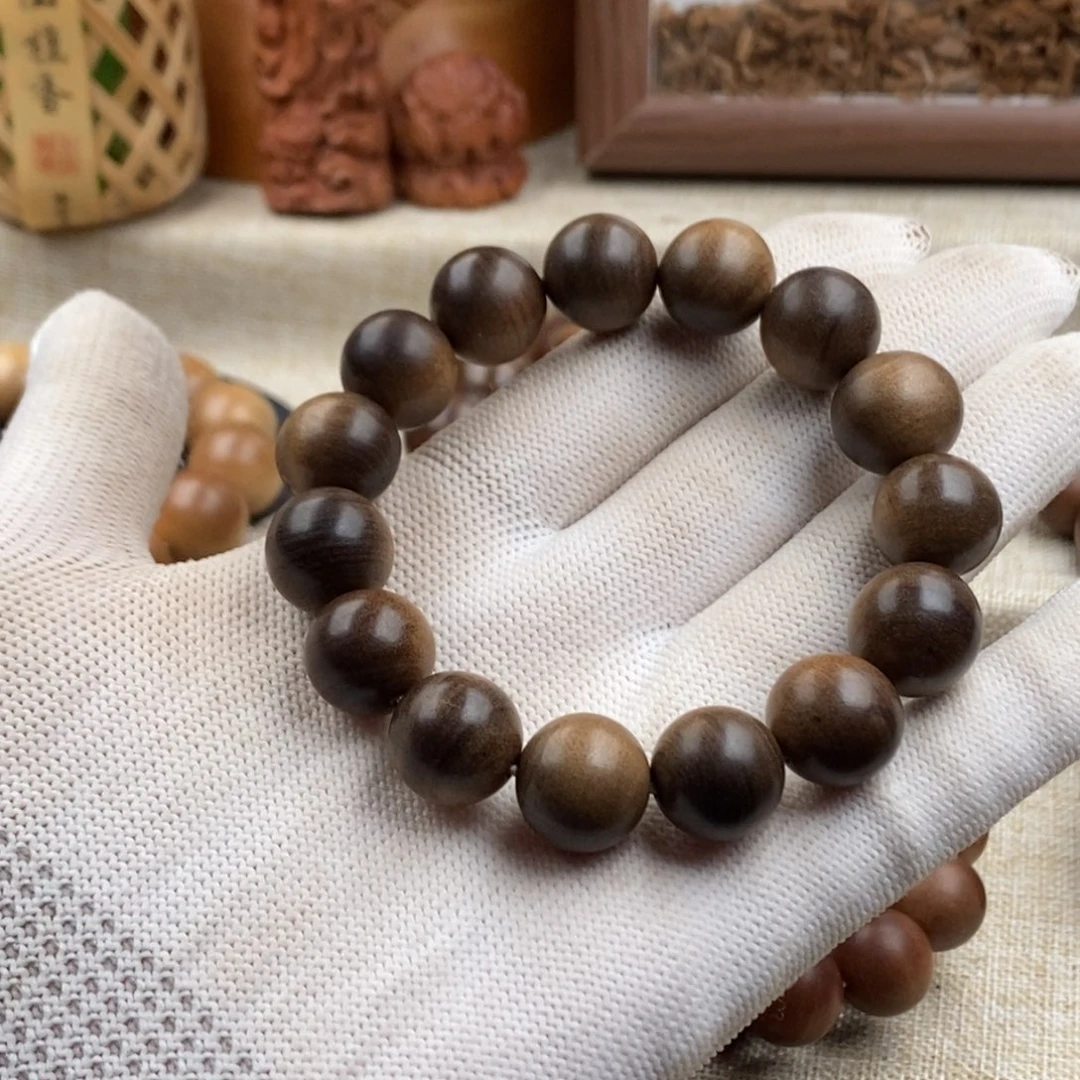羽***山手串/手链檀香木迈索尔，老山檀香，奶香1.5