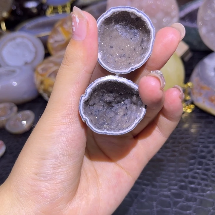 未镶嵌发饰水晶粉软啵啵