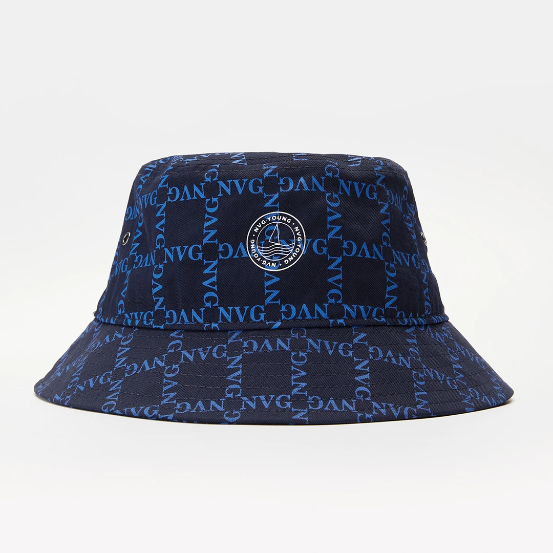 意大利小帆船YOUNG系列  复古老花情侣渔夫帽休闲遮阳帽子