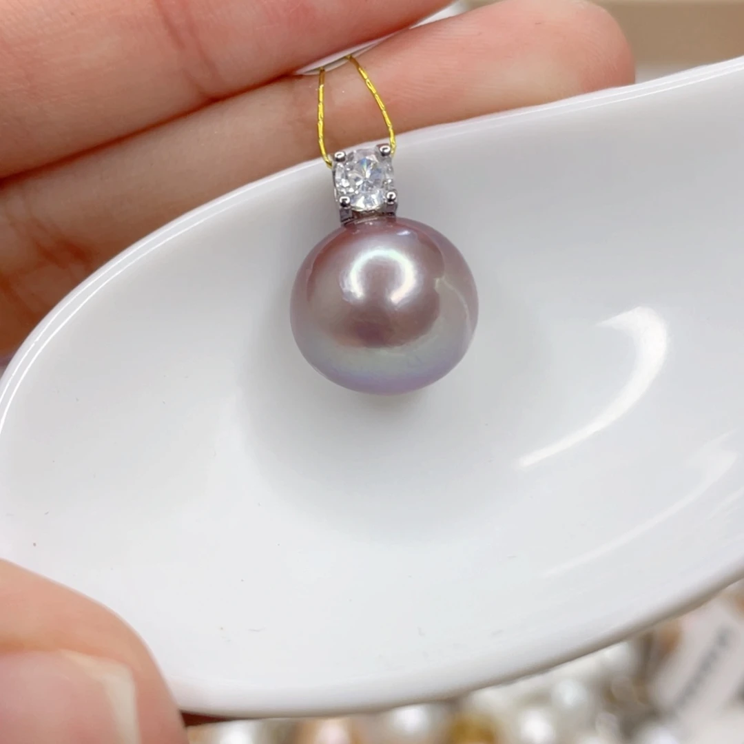 淡水珍珠未镶嵌吊坠(赠链)