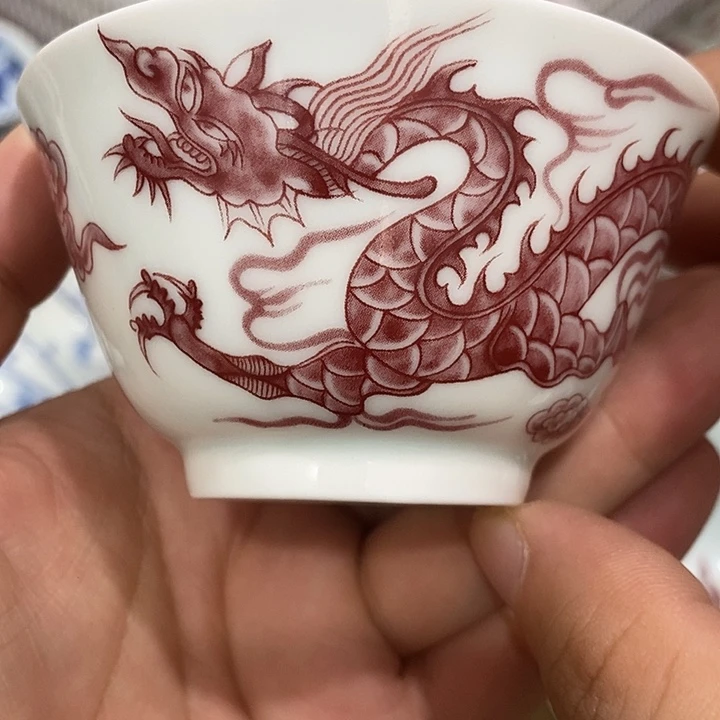 摆件景德镇陶瓷主人杯2455