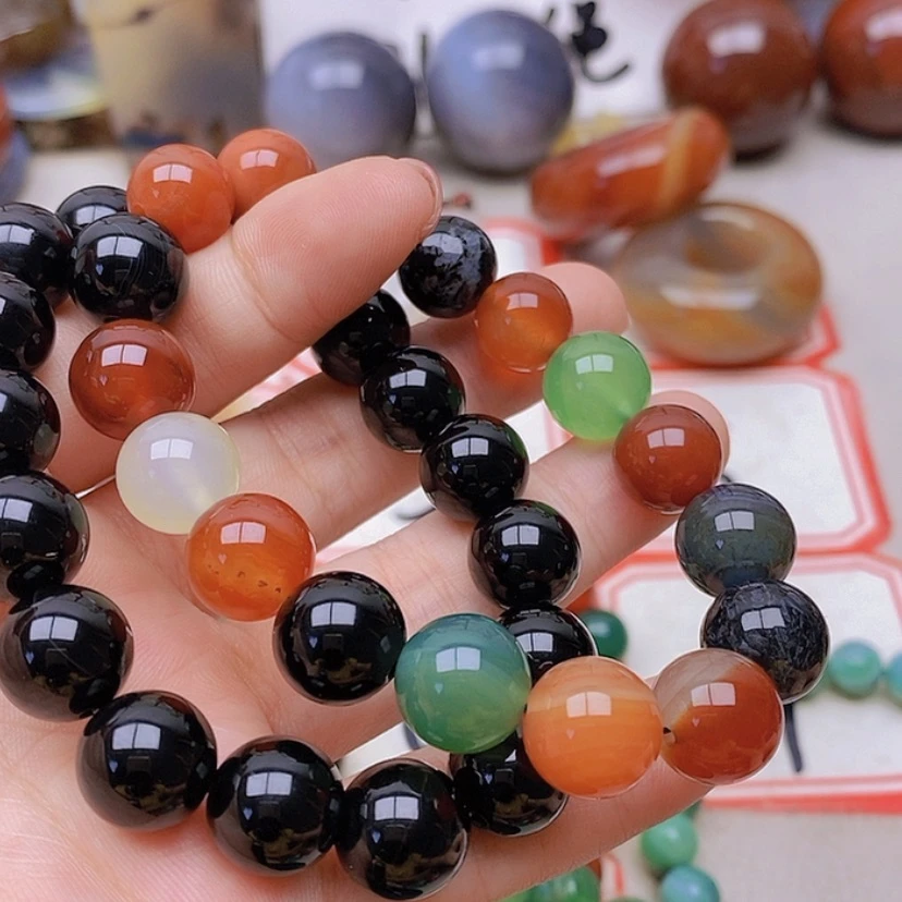 【闪购商品】玛瑙/玉髓未镶嵌珠宝半成品迷***返