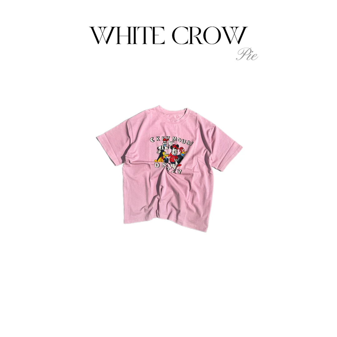 白乌鸦[快乐小伙伴]7635短袖体恤