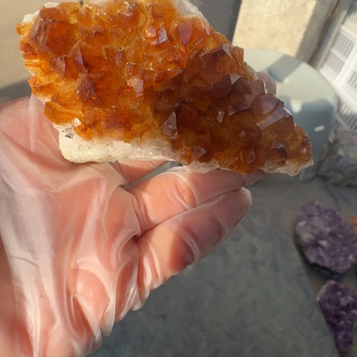 石材天然水晶摆件