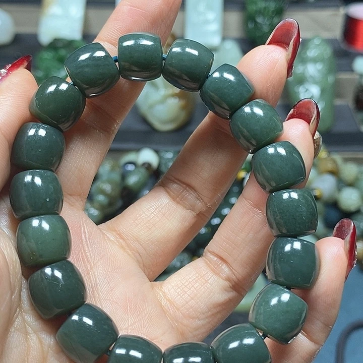 和田玉手串未镶嵌