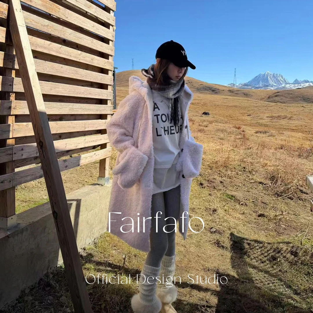 【假两件印花长袖】TX511F0010秋冬新款潮牌宽松百搭休闲慵懒感T恤