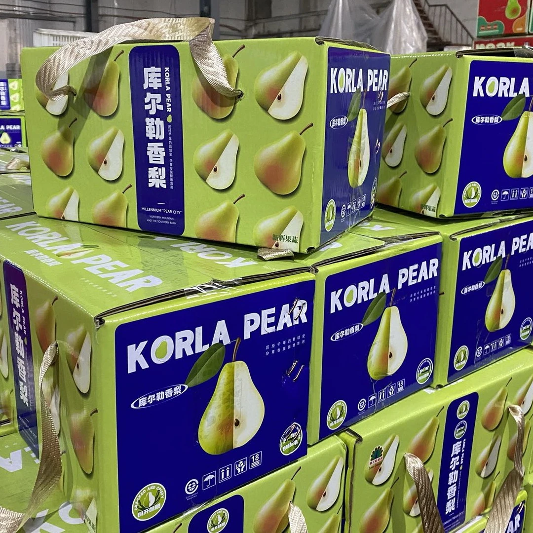 库尔勒香梨当季首选果肉白嫩香甜多汁皮薄肉厚核小无渣顺丰包邮