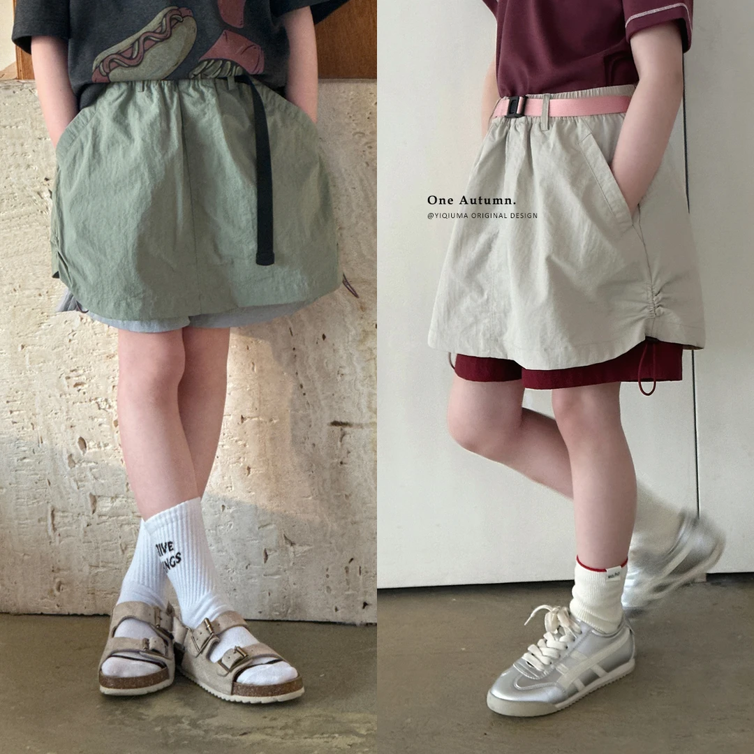 现货「壹秋.ONE AUTUMN」【追风者】假两件腰带女夏【X5331】