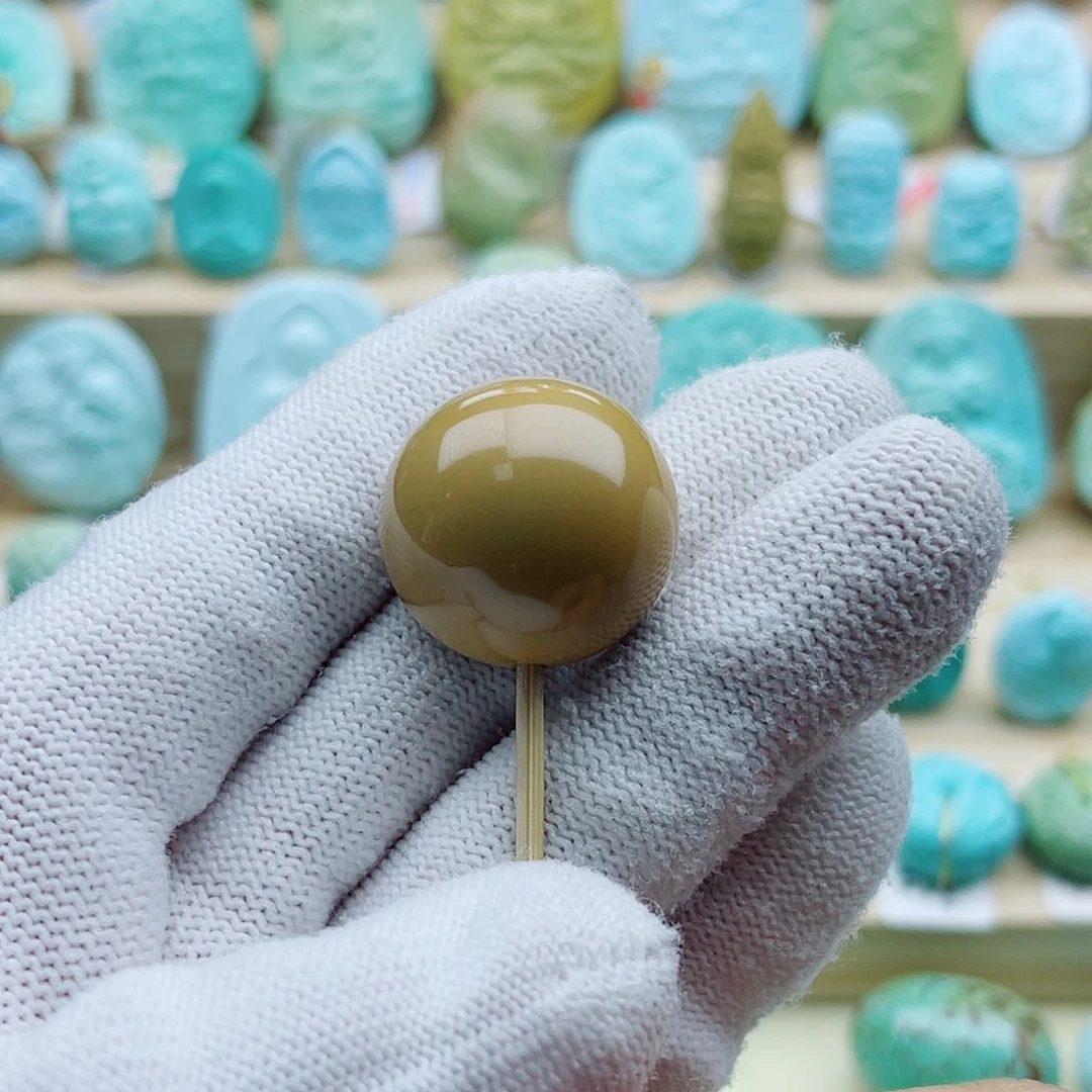 绿松石未镶嵌珠宝奇石22mm