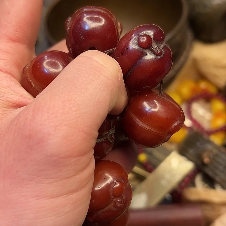 琥珀手链未镶嵌蜜蜡手串没了没了没了