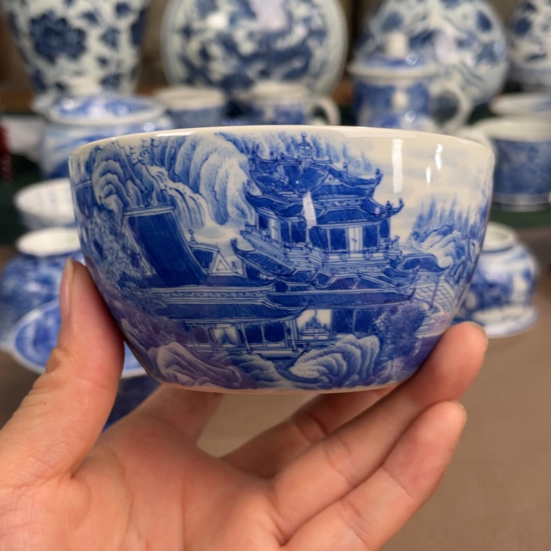 景德镇陶瓷手工手绘