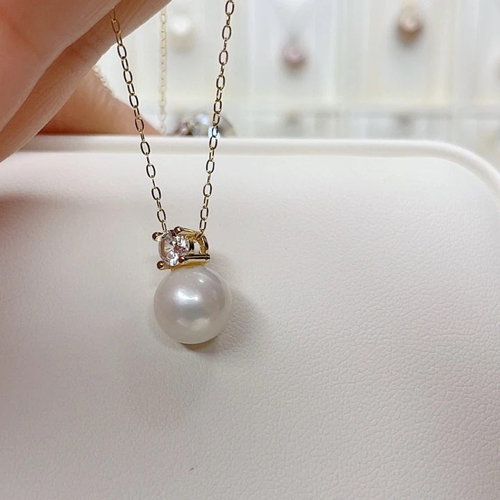 合金淡水珍珠吊坠(赠链)