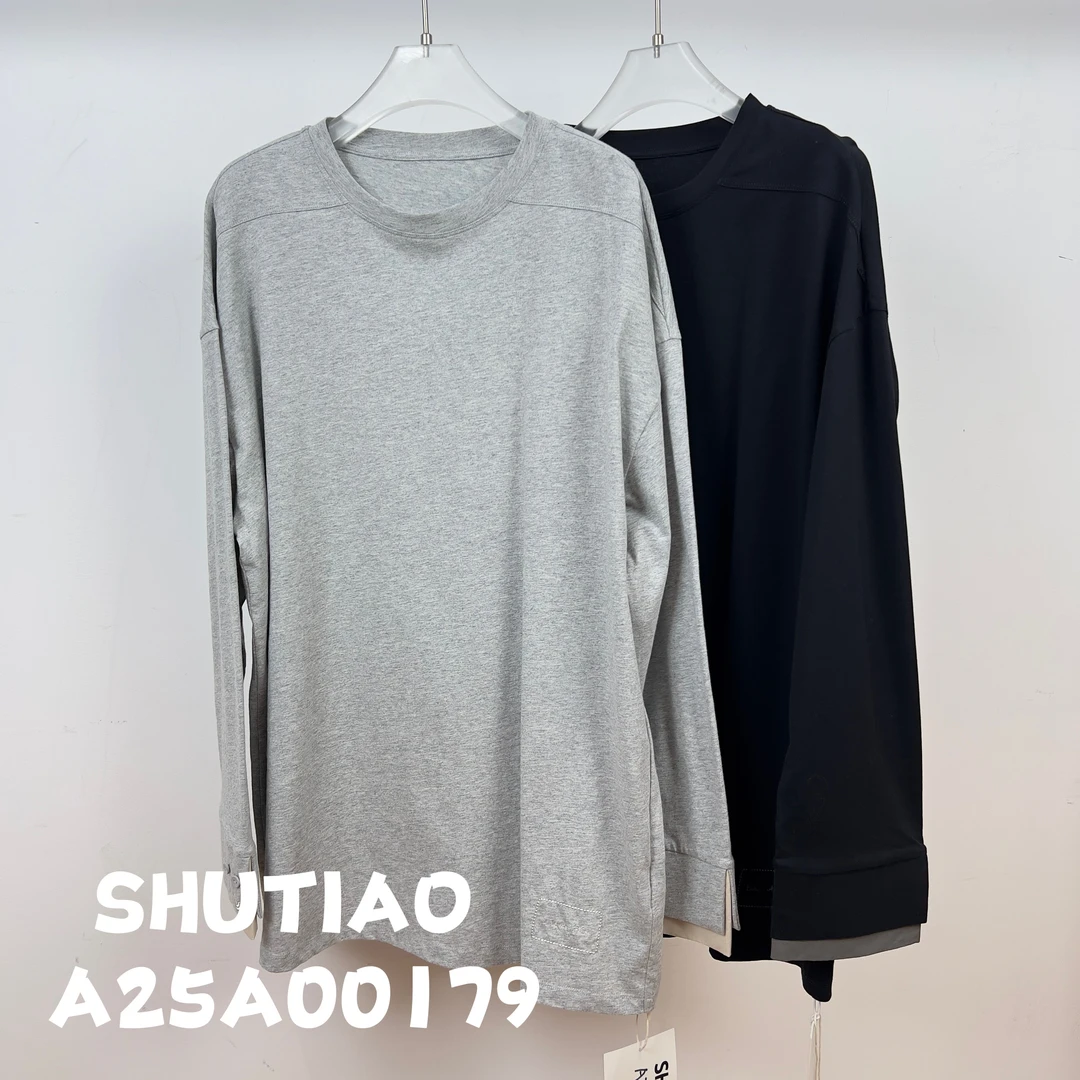 【SHUTIAO】2024秋冬：新款小众设计款T恤A25A00179
