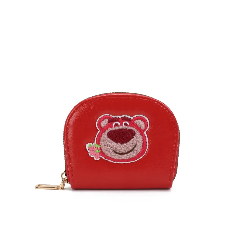 新款草莓熊卡包零钱包