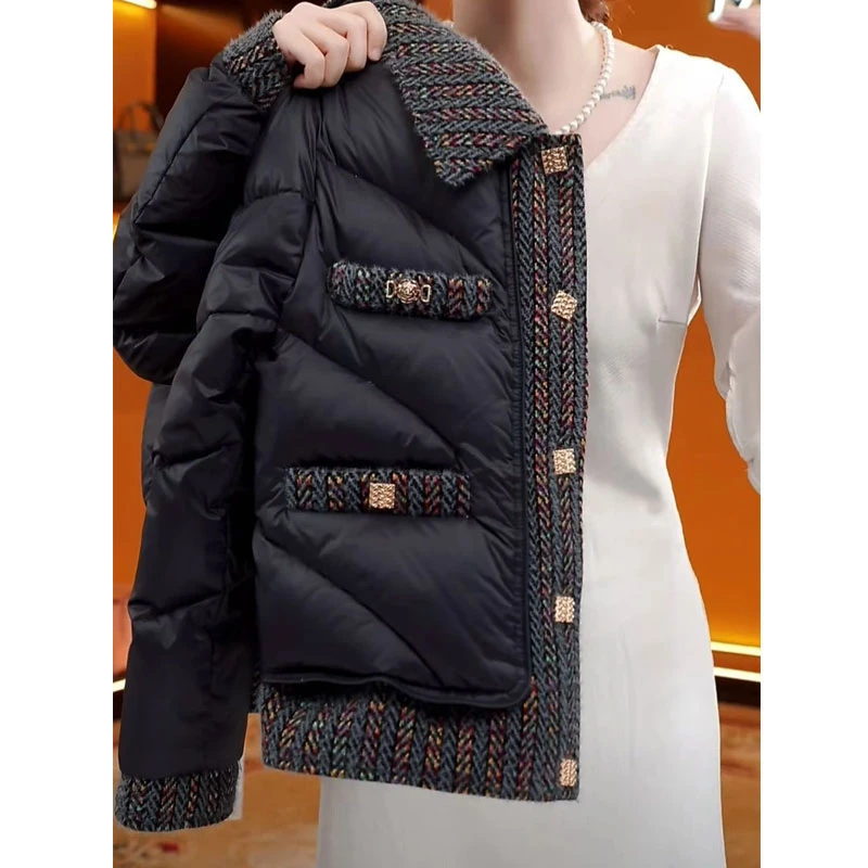 2025新款设计感小香风棉服保暖外套洋气宽松显瘦百搭外套女