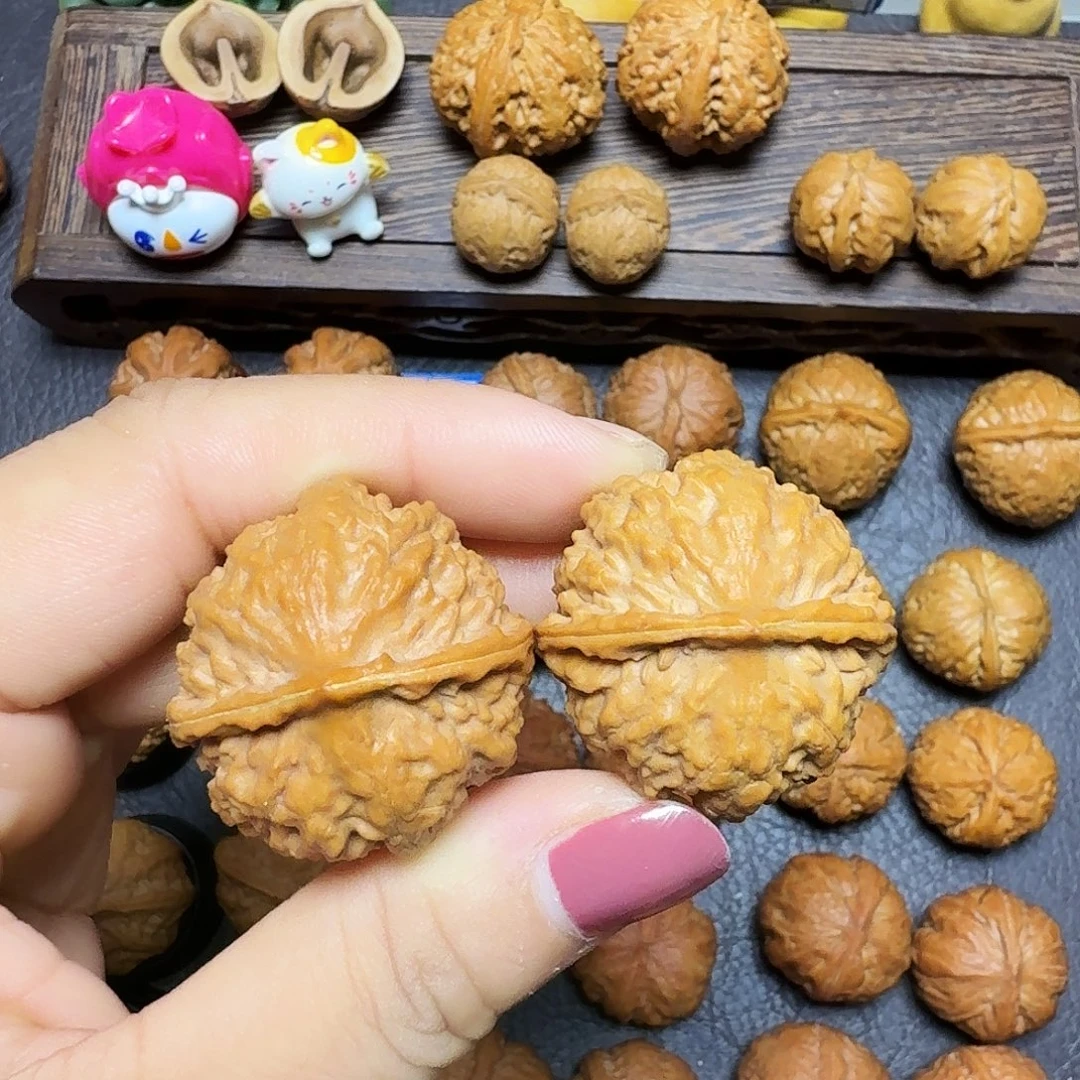 『***』文玩核桃把件32尺满天星