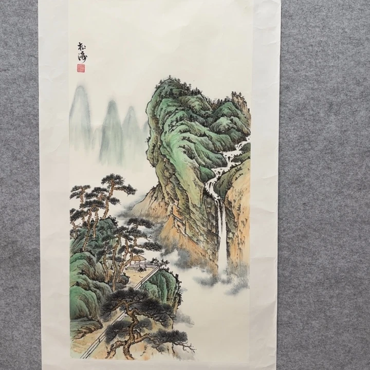 锦***南国画花鸟等图案为一体