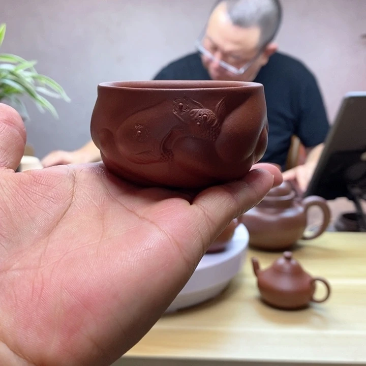 【闪购商品】茶杯紫砂那****钱主人杯容量120