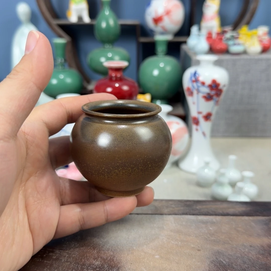 陶瓷手工小花器摆件