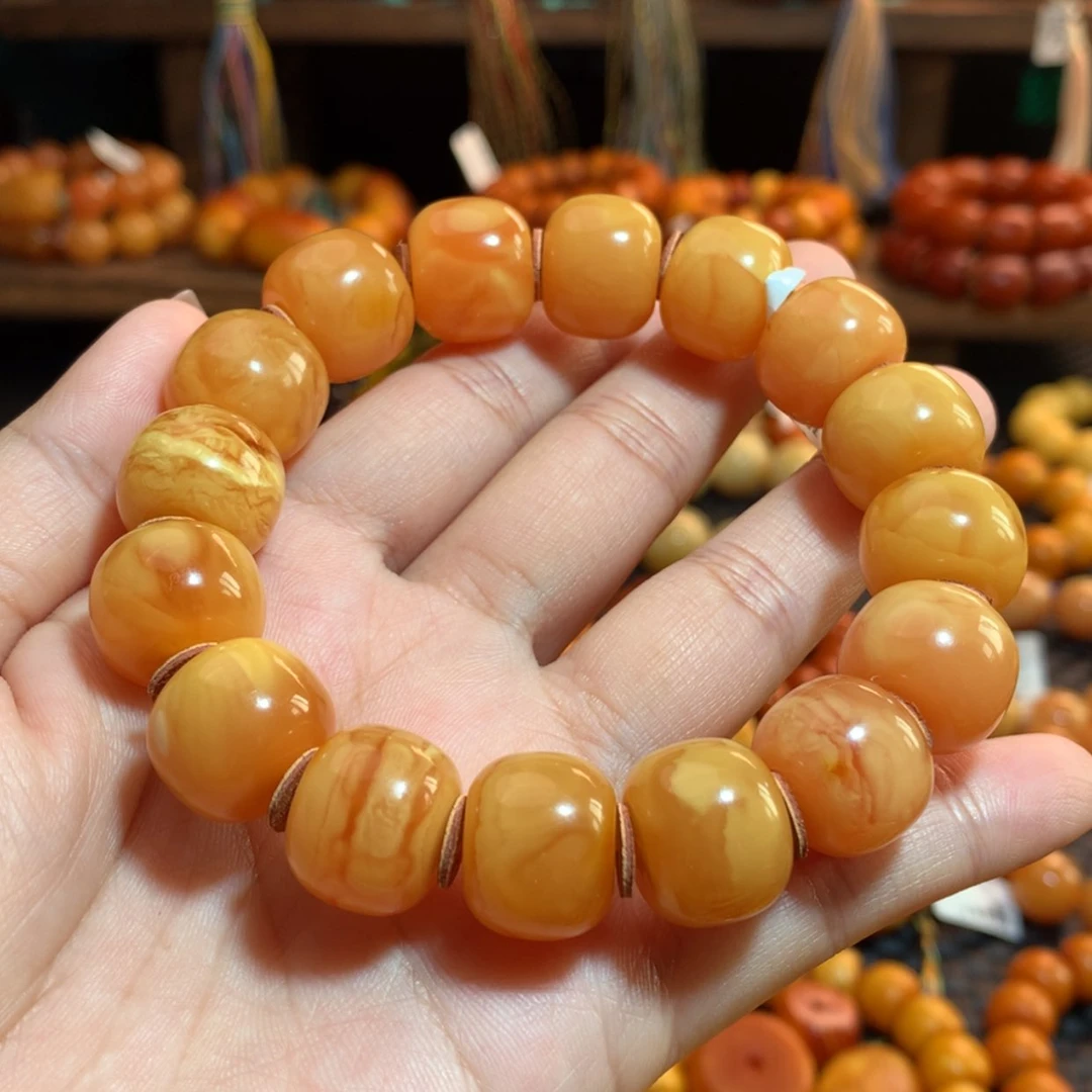 【闪购商品】手串蜜蜡未镶嵌武*%蜜蜡手串