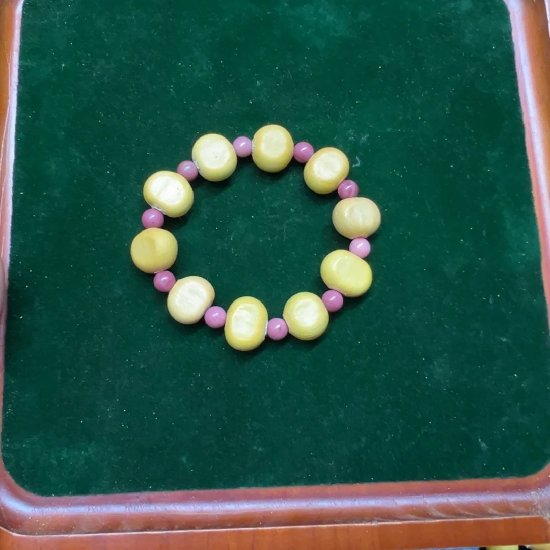 H****草里金水滴扁10颗手串